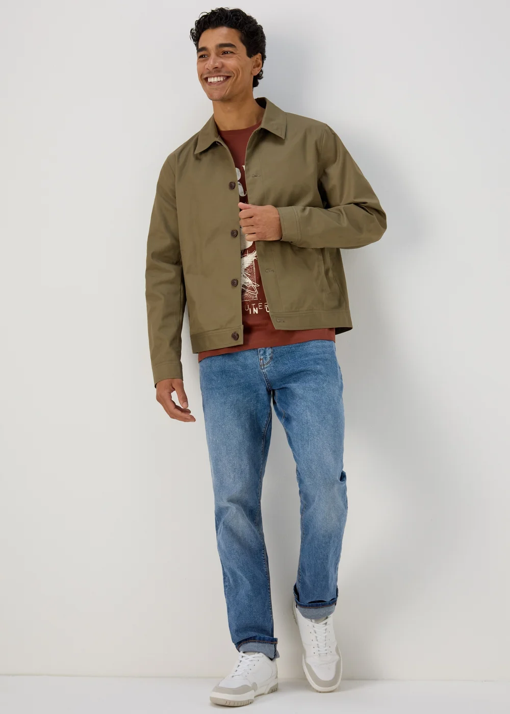 Khaki Smart Shacket - S Image 4