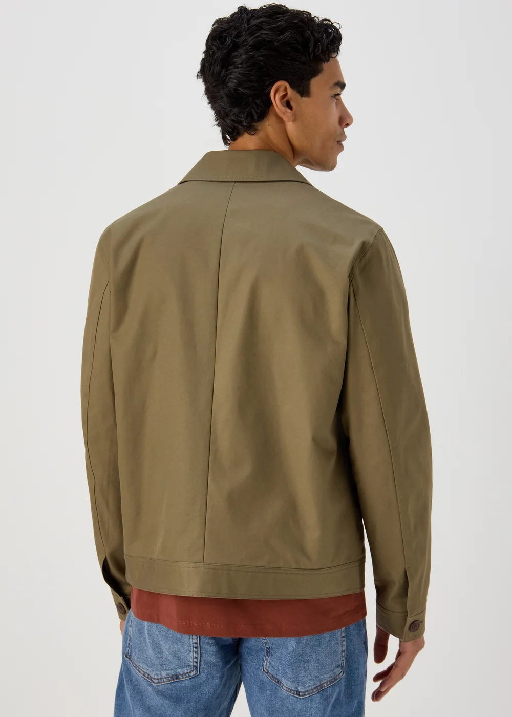 Khaki Smart Shacket - S Image 2