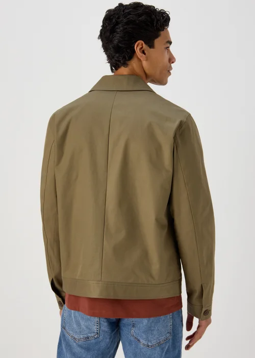 Khaki Smart Shacket - S Image 2