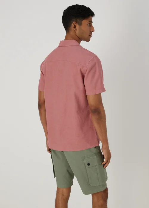Pink Linen Viscose Shirt - S Image 2