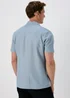 Blue Linen Viscose Shirt - Small Image 2
