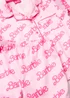 Barbie Pink Slogan Satin Shorts Set (4-12yrs) - Age 4 Years Image 2