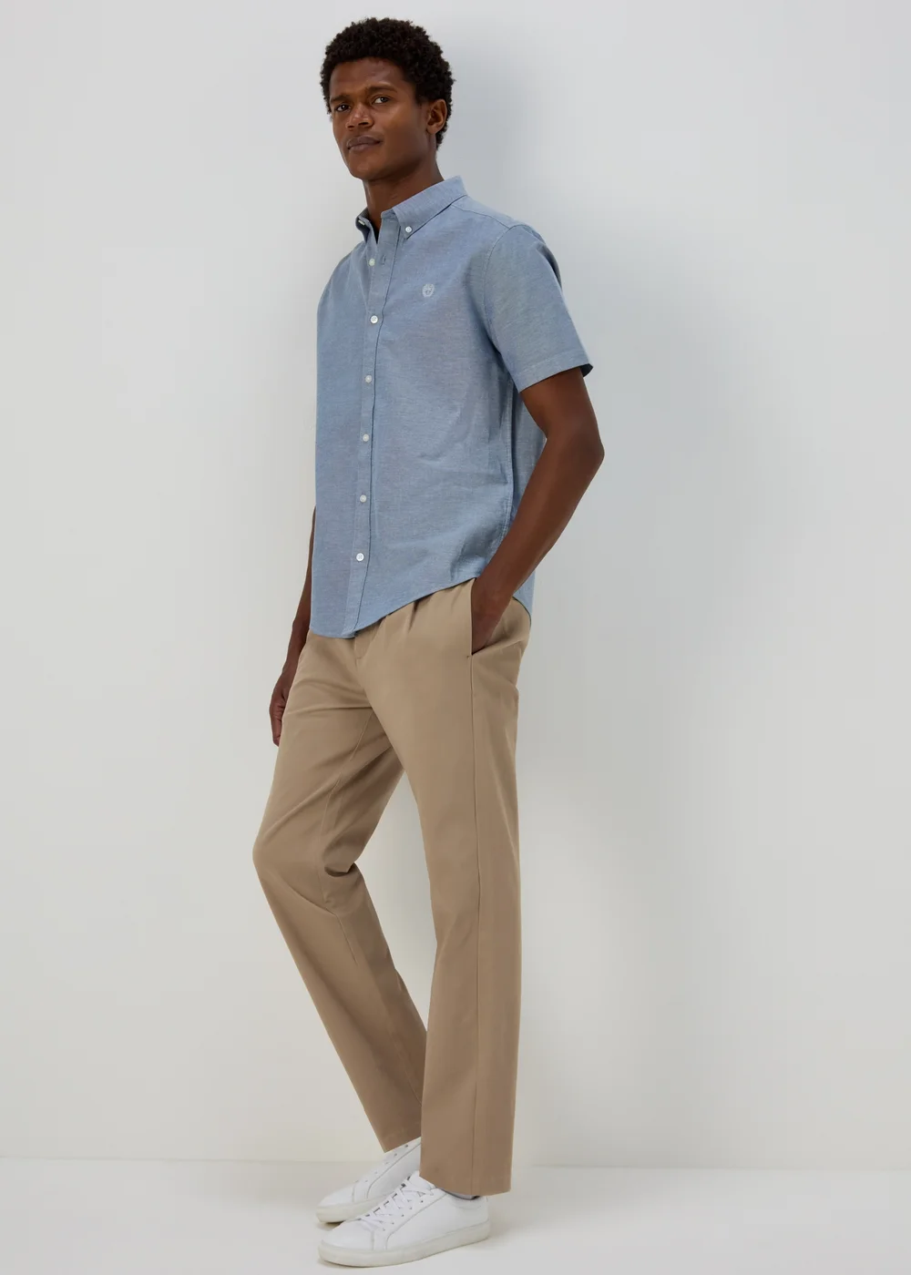 Stone Double Pleated Trousers - 30 Waist Regular Image 4