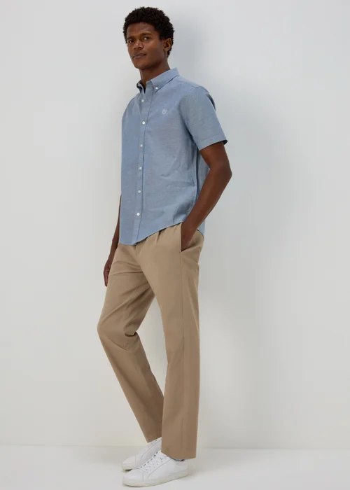 Stone Double Pleated Trousers - 30 Waist Regular Image 4