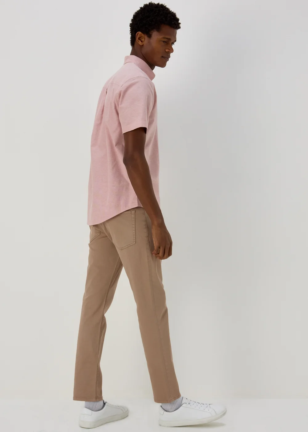 Stone Garment Dye Trousers - 30 Waist Regular Image 3
