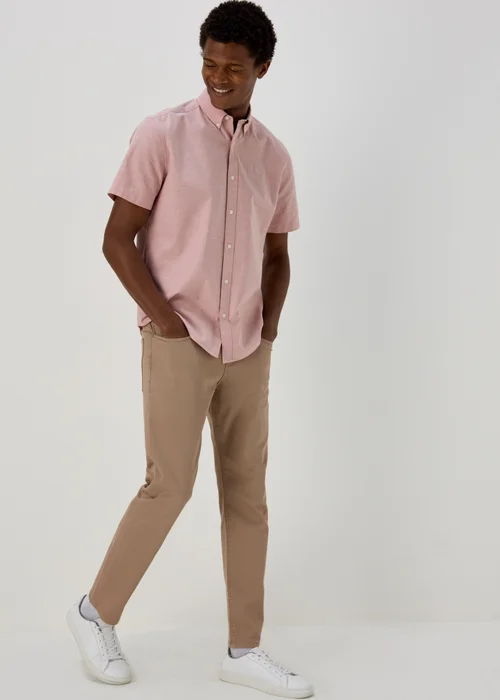 Stone Garment Dye Trousers - 30 Waist Regular Image 1