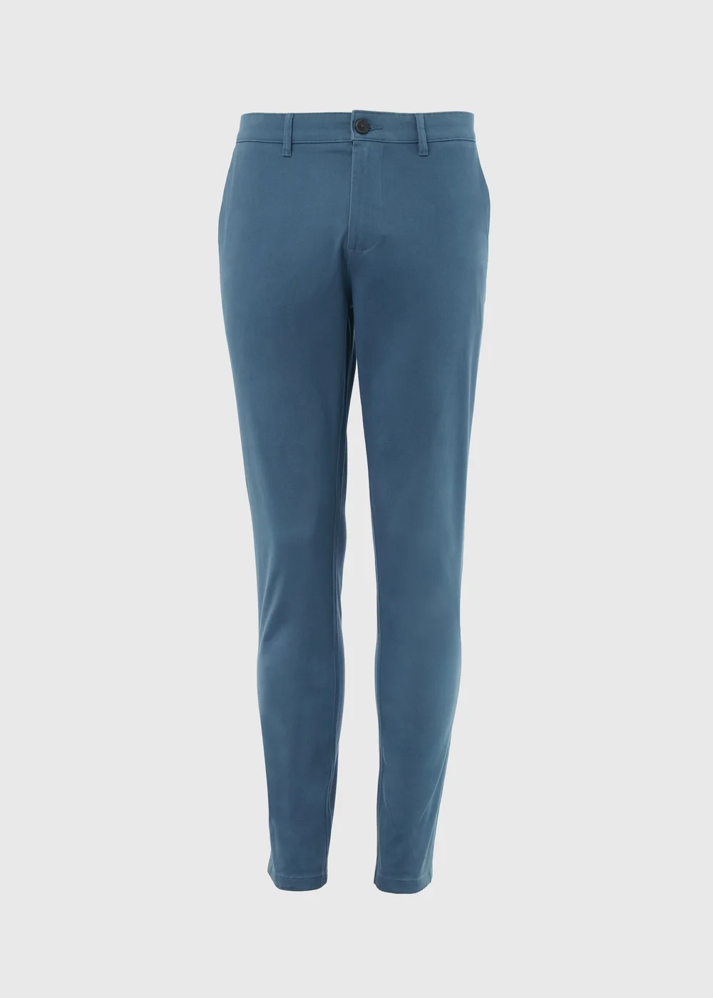 Blue Slim Fit Chinos - 30 Waist Regular Image 5