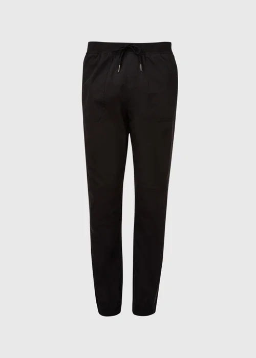 Black Ribbed Waist Cargos - Small Image 5