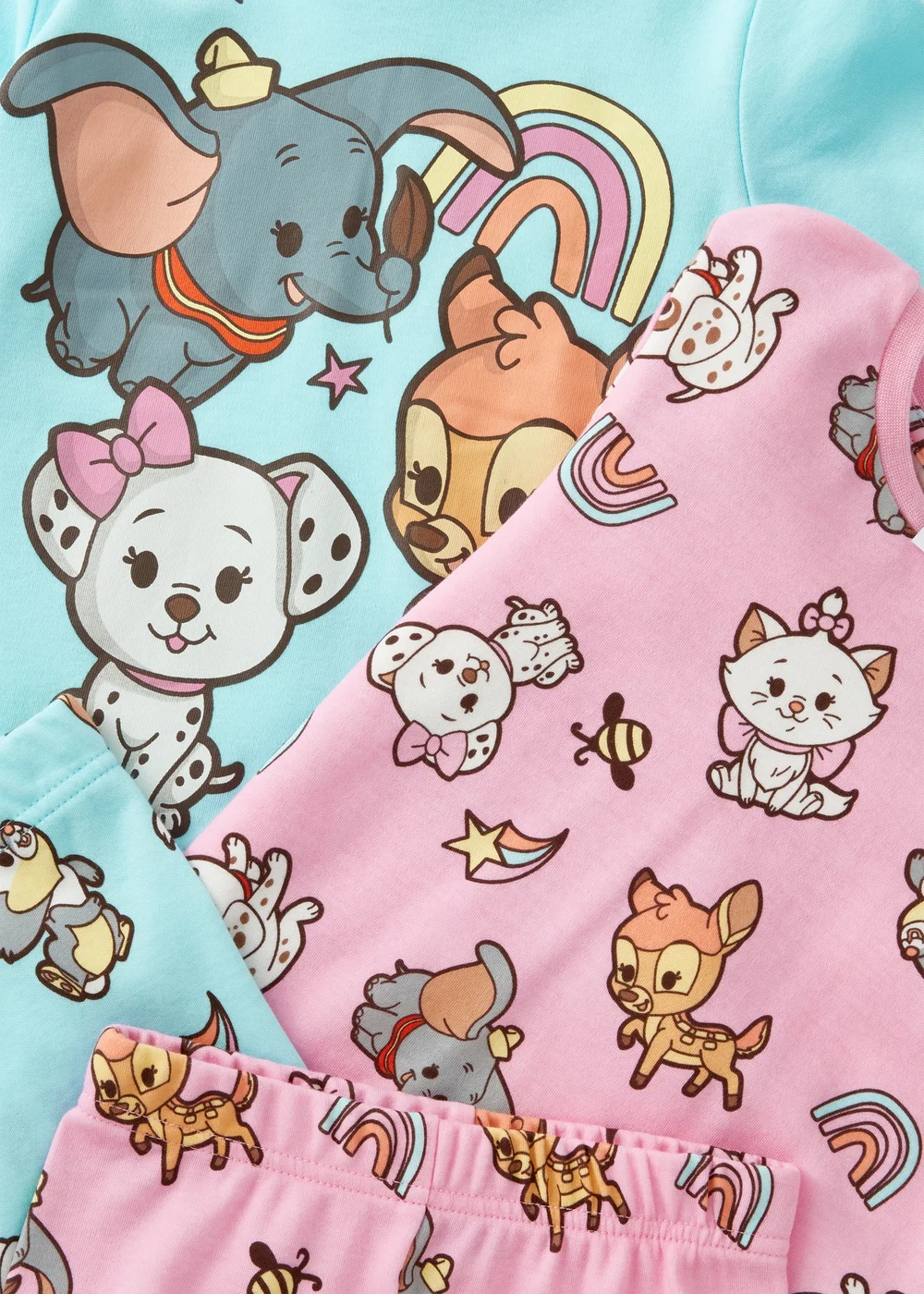 Disney 2 Pack Kids Aqua Pyjama Sets (9mths-7yrs) - Age 9 - 12 Months Image 2