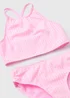 Girls Pink Gingham Bikini Set (6-14yrs) - Age 14 Years Image 2