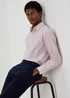Taylor & Wright Pink Check Regular Shirt - Small Image 4