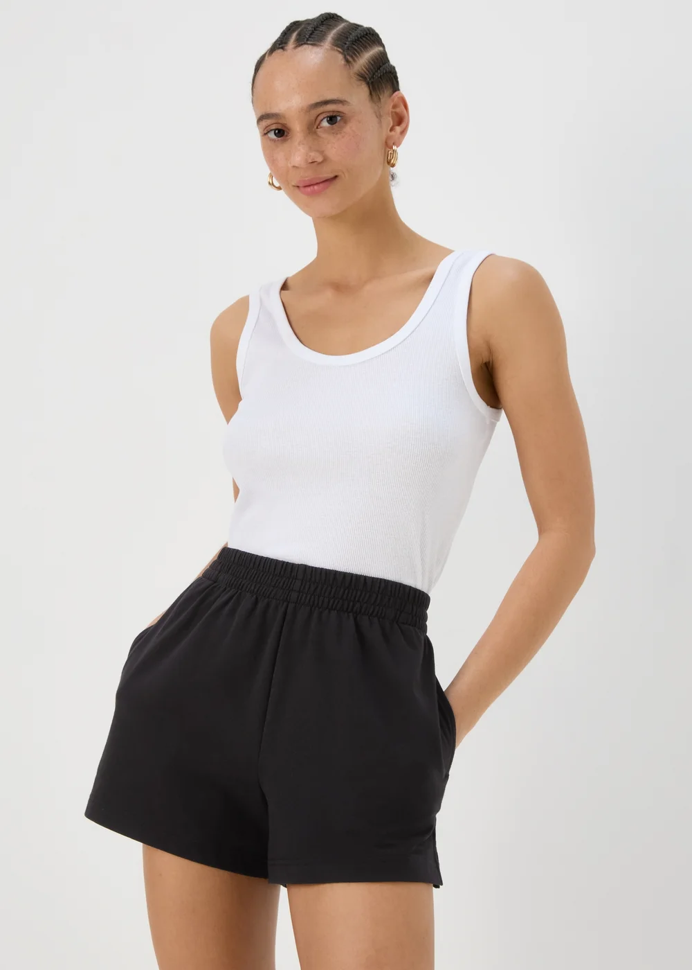 Black Basic Shorts - S Image 1