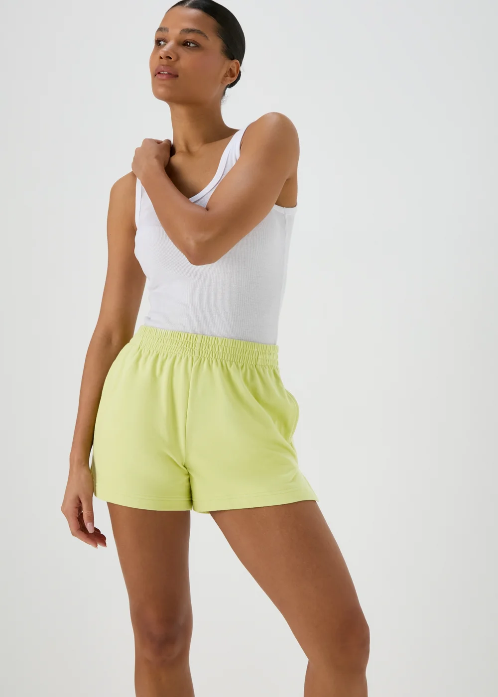 Lime Basic Shorts - S Image 4