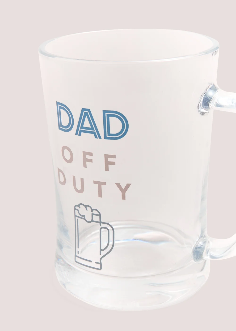 Dad Father's Day Beer Glass (10.2cm x 14cm) Image 2