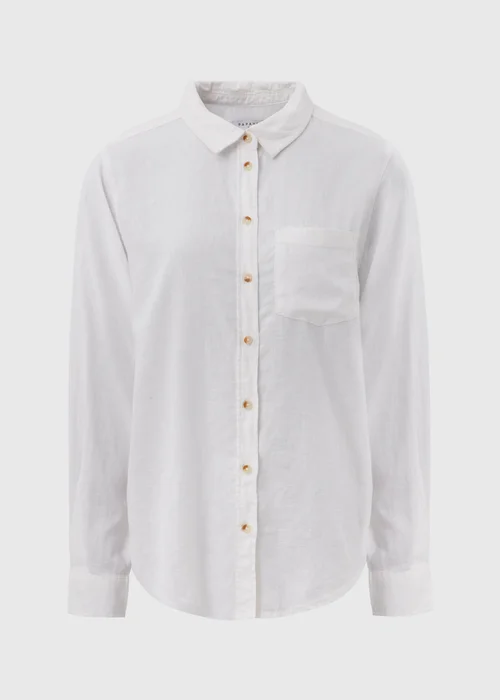 White Linen Shirt - 8 Image 5