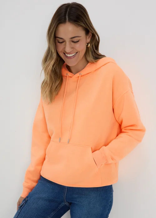 Orange Basic Hoodie - S Image 4