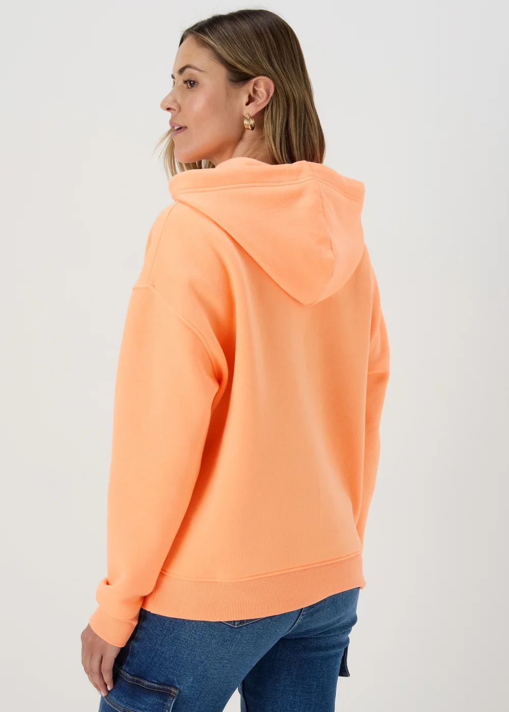 Orange Basic Hoodie - S Image 2