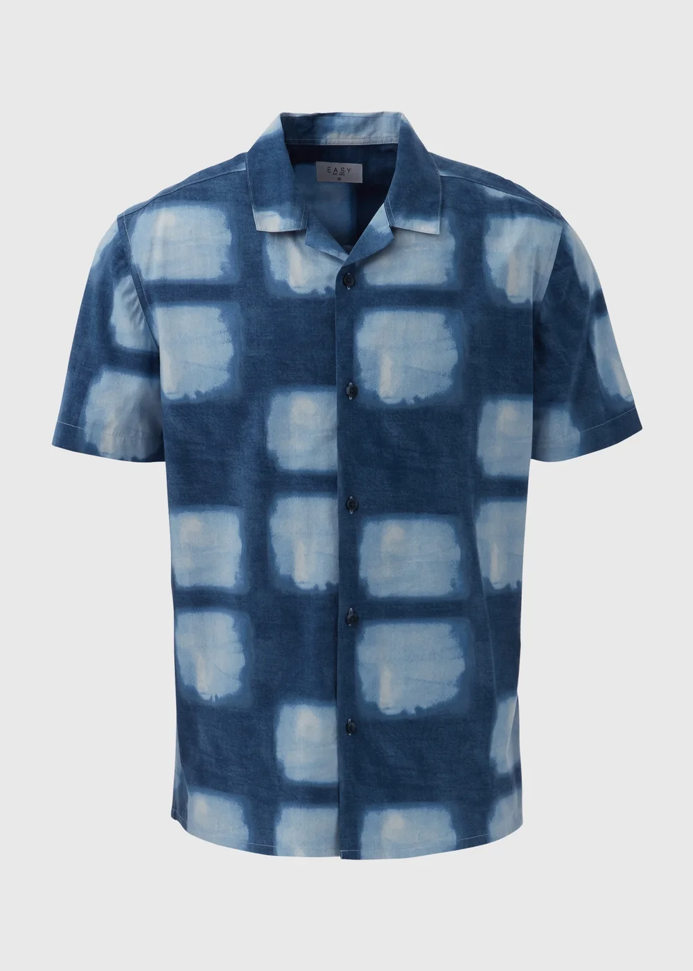 Blue Vivid Print Short Sleeve Shirt - Small Image 5