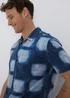 Blue Vivid Print Short Sleeve Shirt - Small Image 3