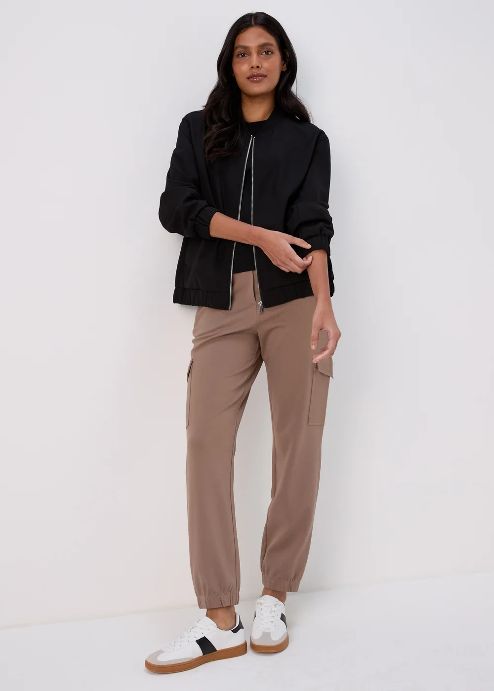 Black Soft Bomber Jacket - 8 Image 4