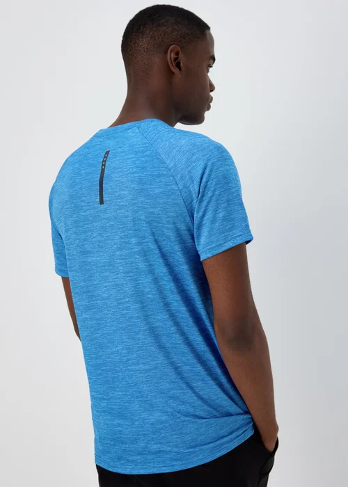 Souluxe Blue 2 Tone T-Shirt - Small Image 2