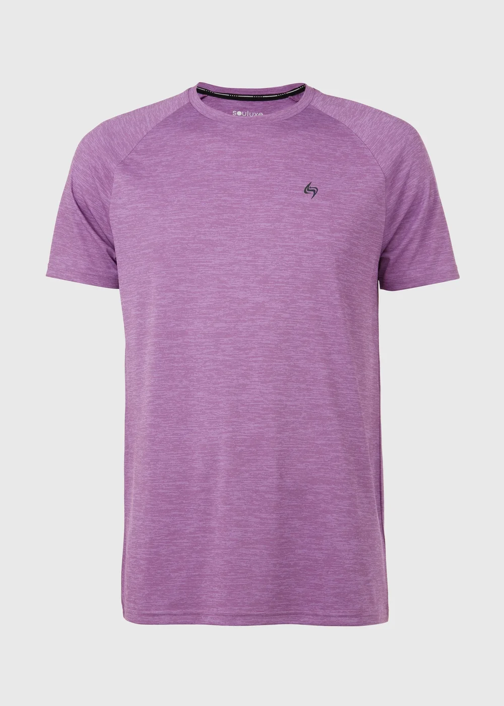 Souluxe Purple Dual Tone T-Shirt - Small Image 5