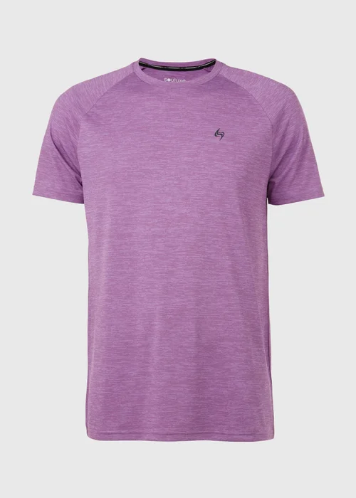 Souluxe Purple Dual Tone T-Shirt - Small Image 5