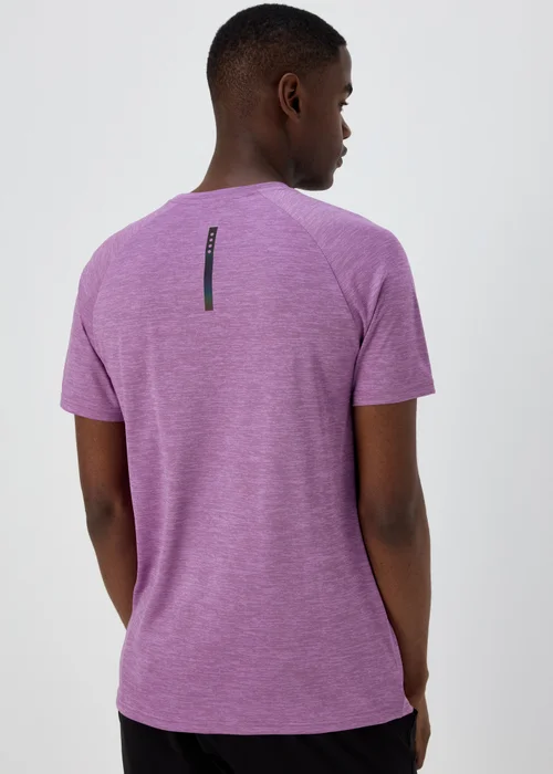 Souluxe Purple Dual Tone T-Shirt - Small Image 2