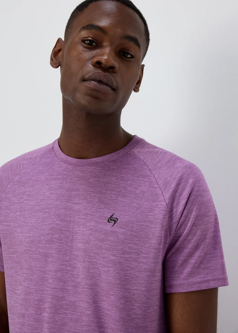 Souluxe Purple Dual Tone T-Shirt - Small Image 3