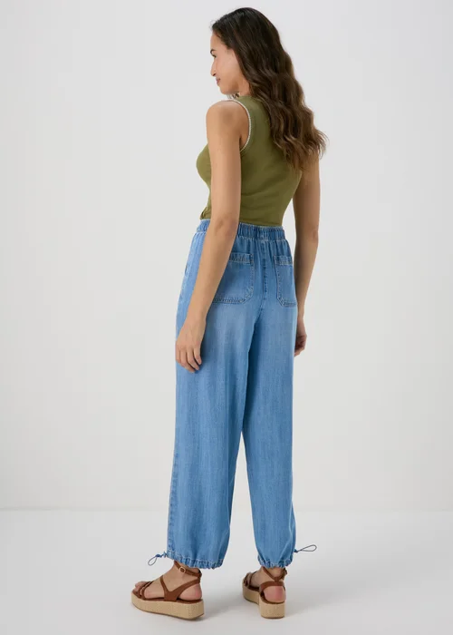 Denim Parachute Trousers - Size 8 Image 2