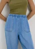 Denim Parachute Trousers - Size 8 Image 3