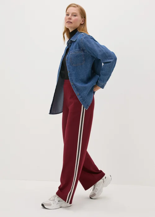 Beige Wide Leg Trousers - 8 Image 1