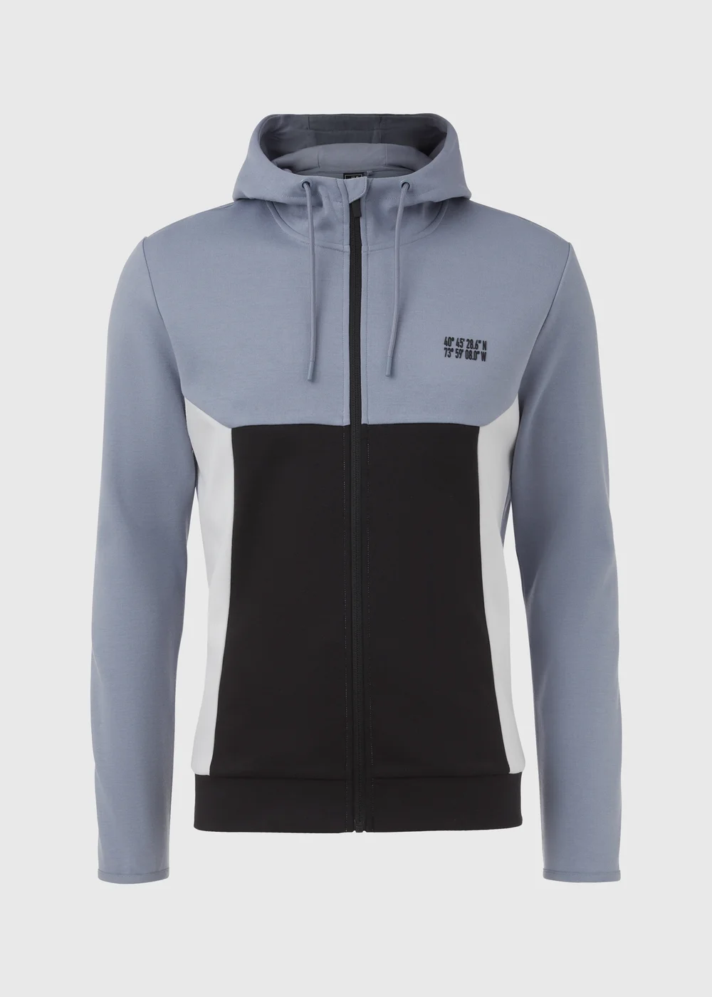 US Athletic Colour Block Zip Up Hoodie - XS Image 5