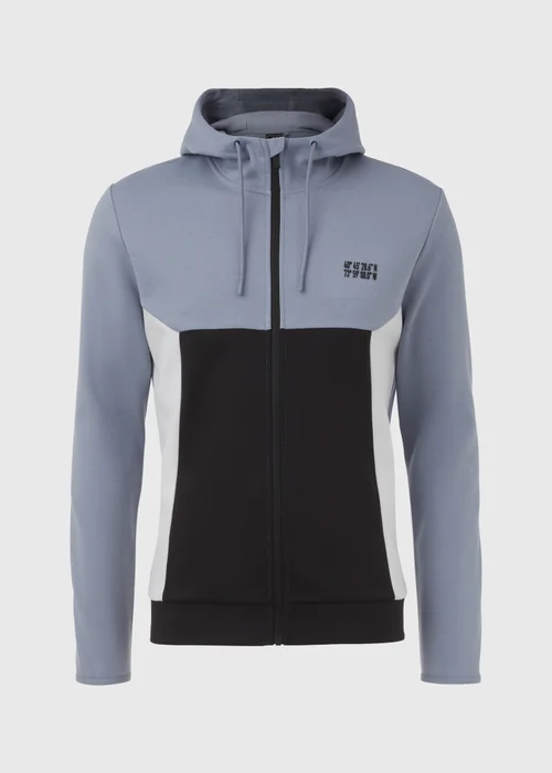 US Athletic Colour Block Zip Up Hoodie - XS Image 5
