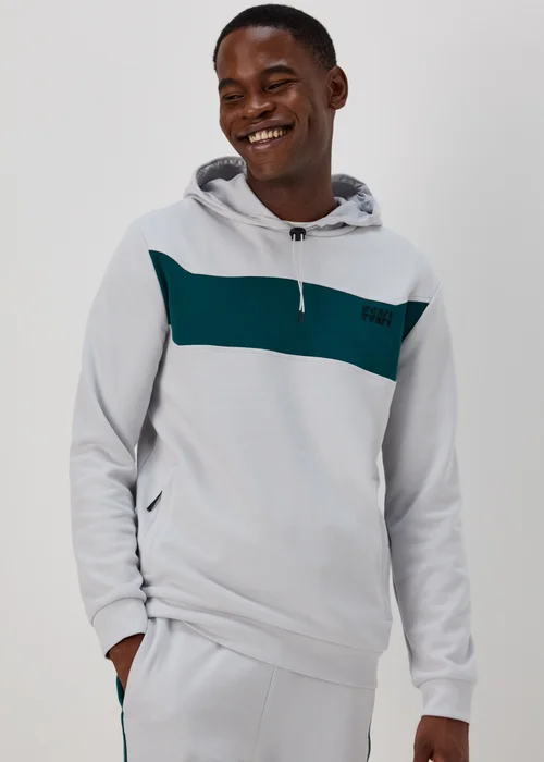 US Athletic Ice Grey Tech Panel Hoodie - XS Image 1