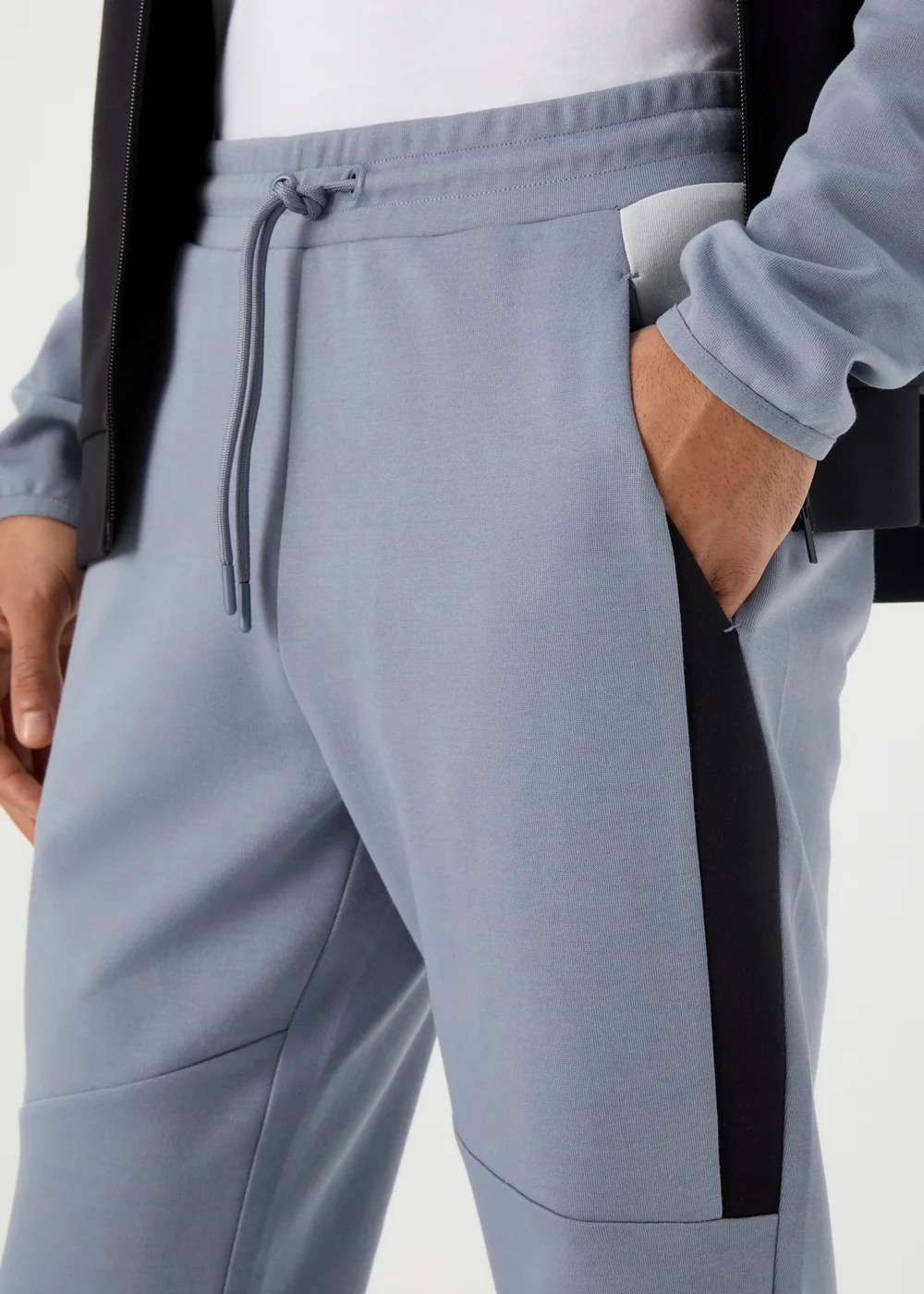 Blue Panelled Joggers - Extra small Image 3