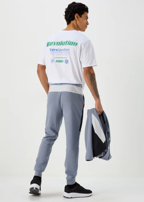 Blue Panelled Joggers - Extra small Image 2