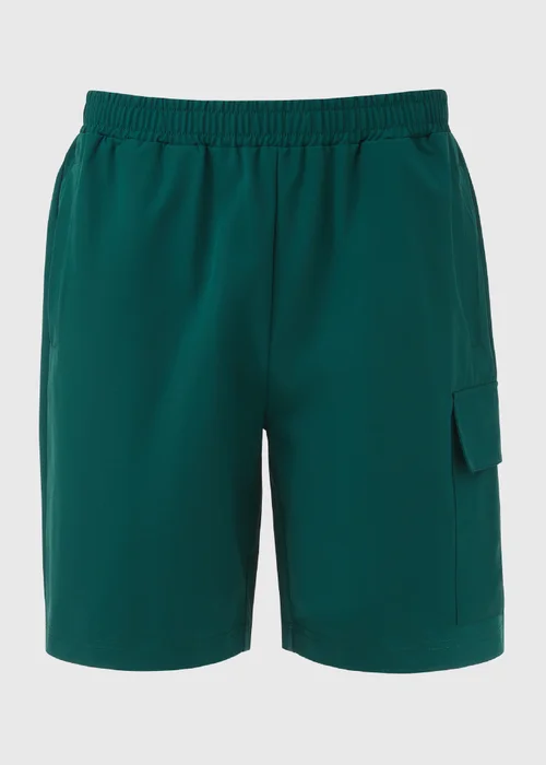 US Athletic Teal Cargo Shorts - XS Image 5
