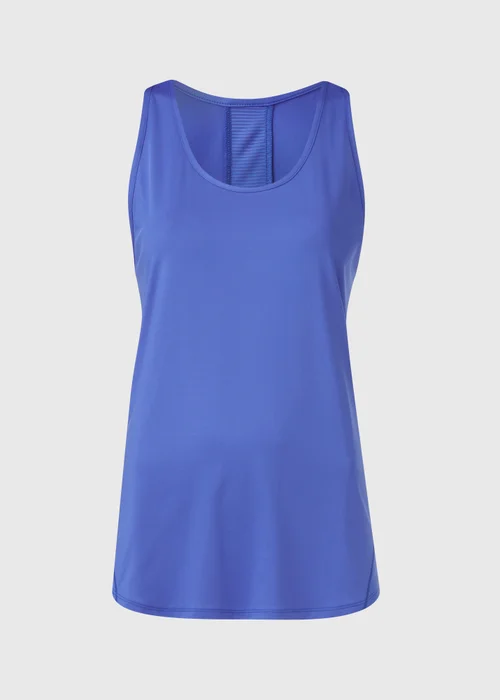 Souluxe Blue Mesh Detail Vest - S Image 5