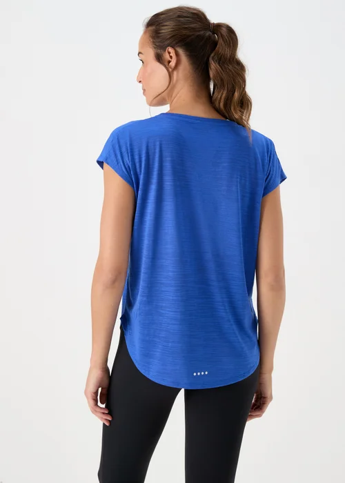 Souluxe Blue V Neck T-Shirt - S Image 2
