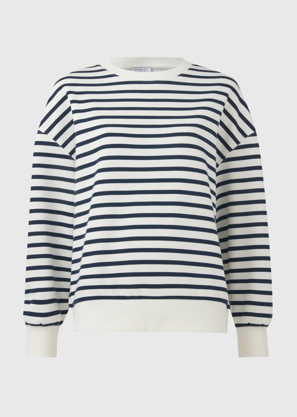 Blue Stripe Basic Sweatshirt - S Image 5