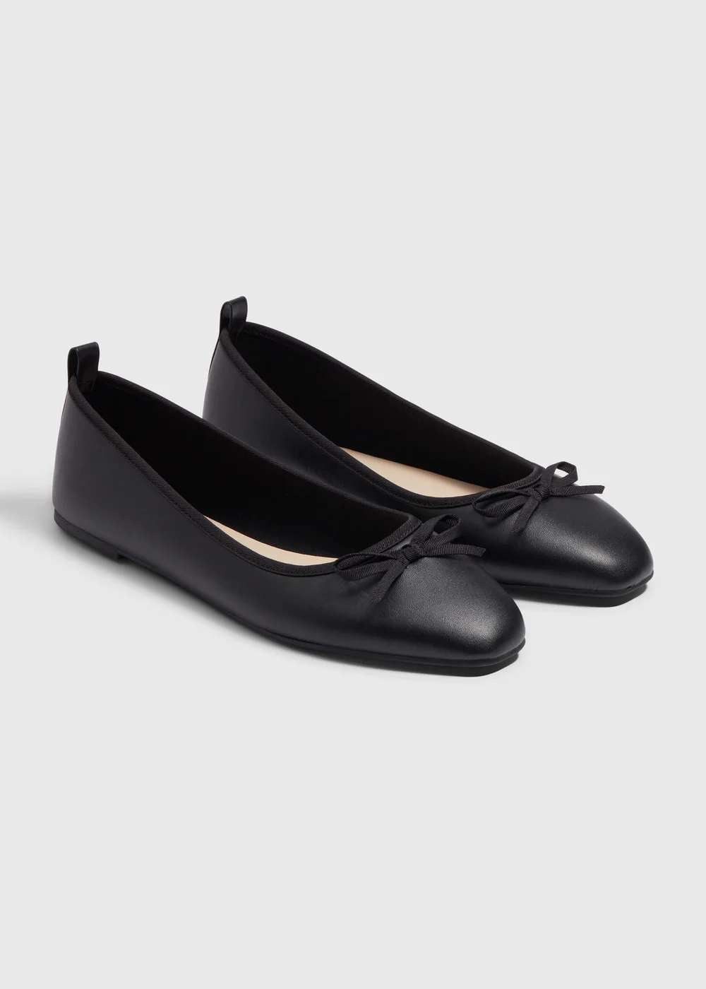 Black Ballet Flats - 3 Image 1