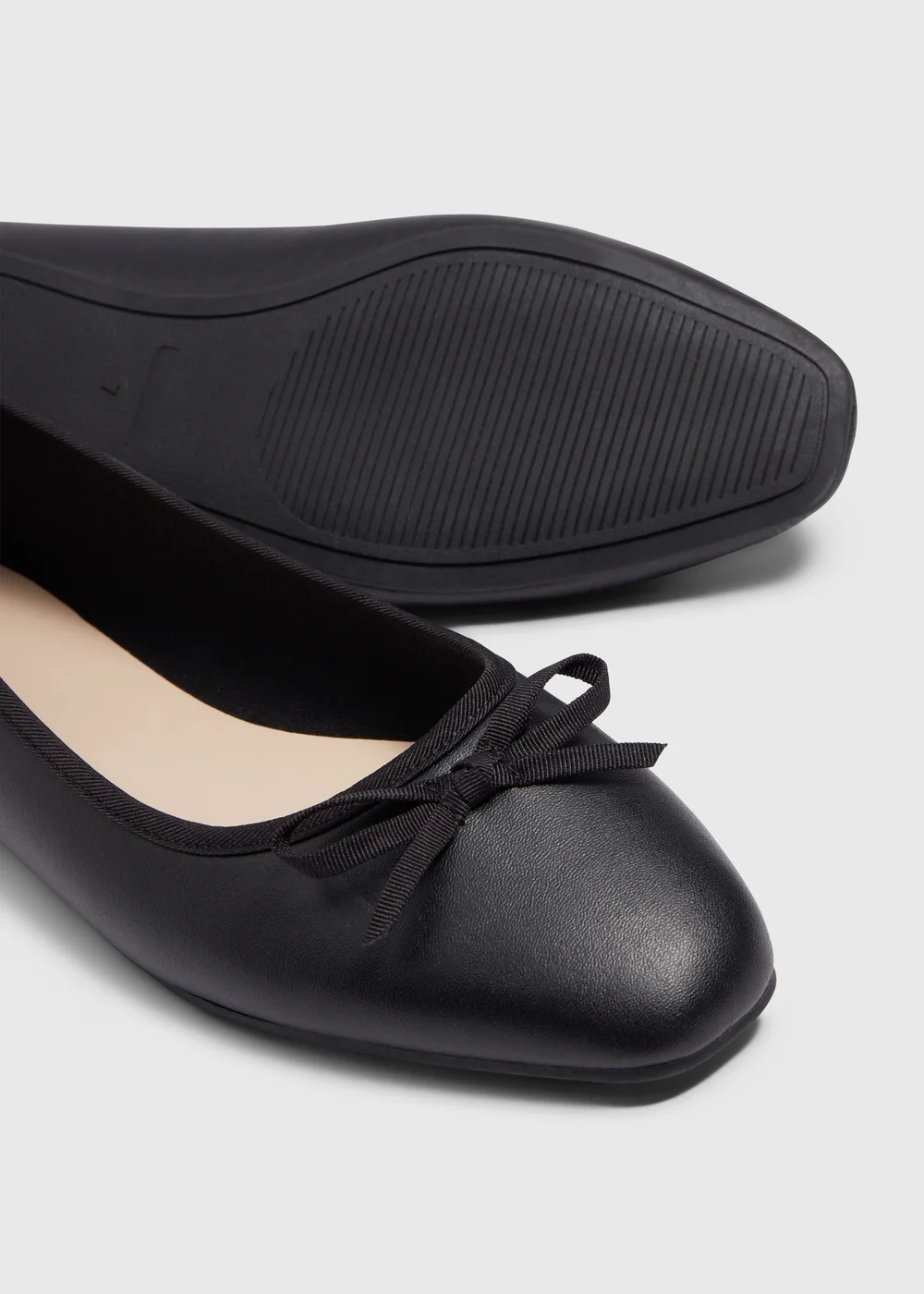 Black Ballet Flats - 3 Image 2