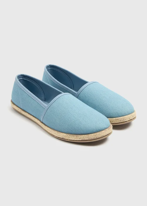 Denim Basic Ballet Espadrille - Size 3 Image 1