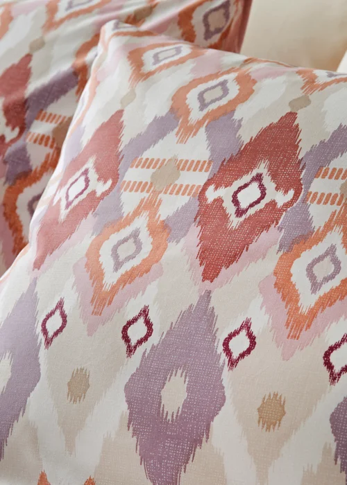 Pink Tribal Artisan Duvet Set - Single Image 2