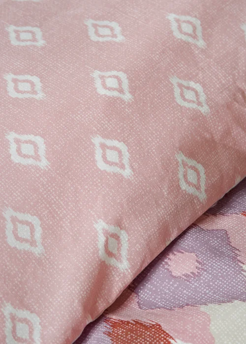 Pink Tribal Artisan Duvet Set - Single Image 3
