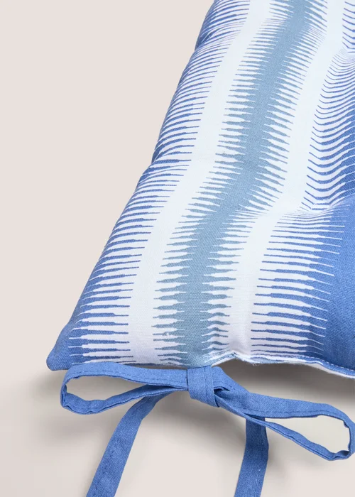 Indoor Indigo Printed Seat Pads (40cm x 40cm) Image 2
