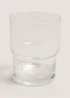 Clear Stackable Tumbler (8cm x 10cm) Image 1