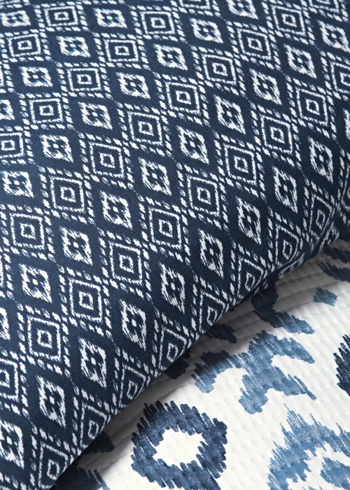 Blue Printed Pinsonic Duvet Set - Single Image 3