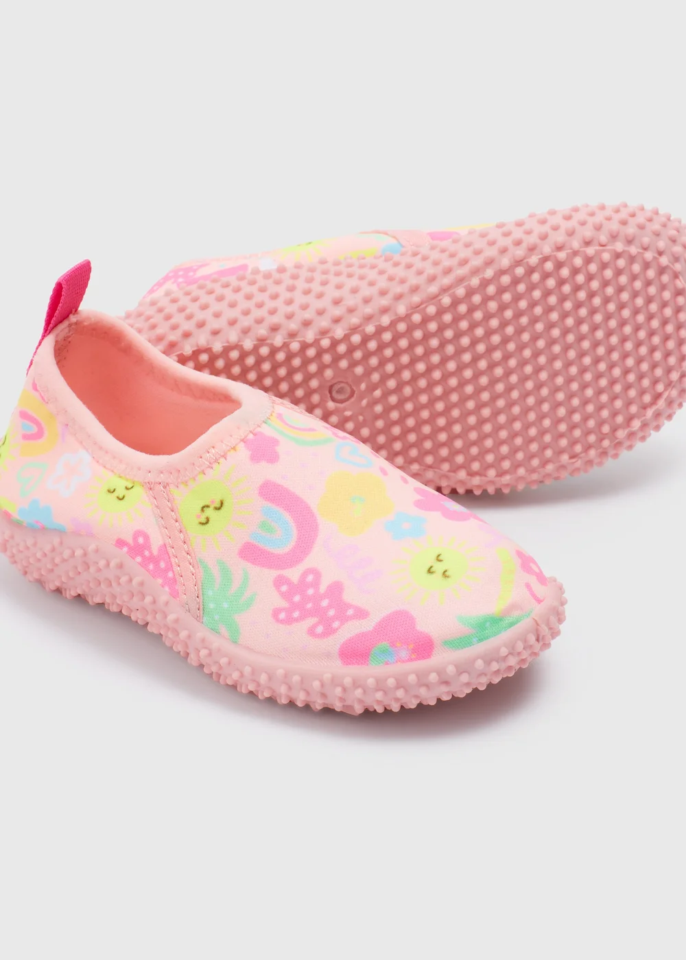 Girls Multicolour Happy Sun Swim Shoes (Younger 4-12) - 4 Infants Image 2